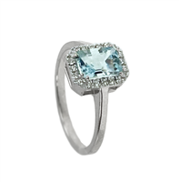 Anello Bolzoni Donna in Oro Acquamarina AN1414-OB-AM